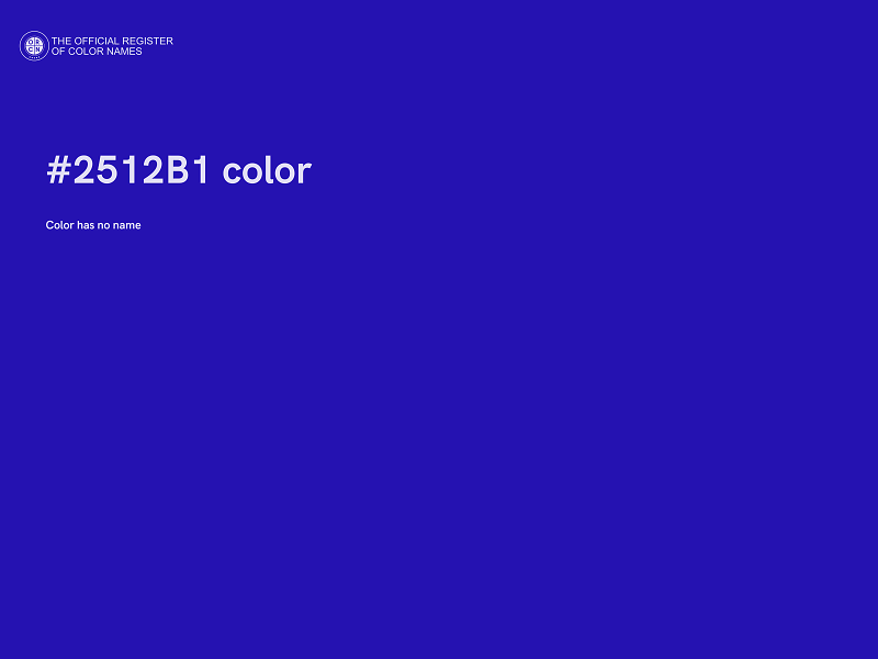 #2512B1 color image