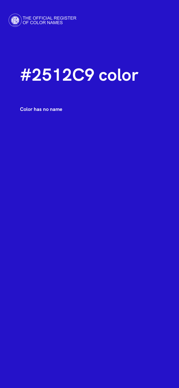 #2512C9 color image
