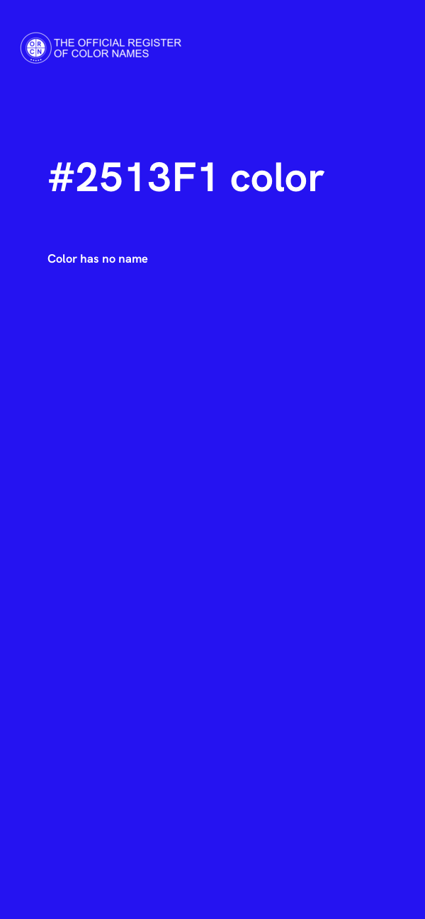 #2513F1 color image