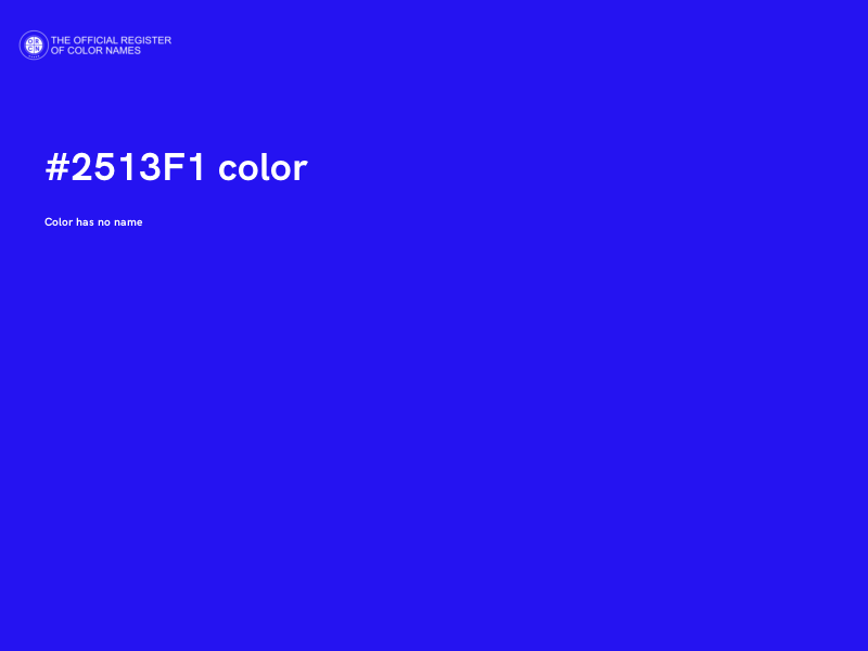 #2513F1 color image