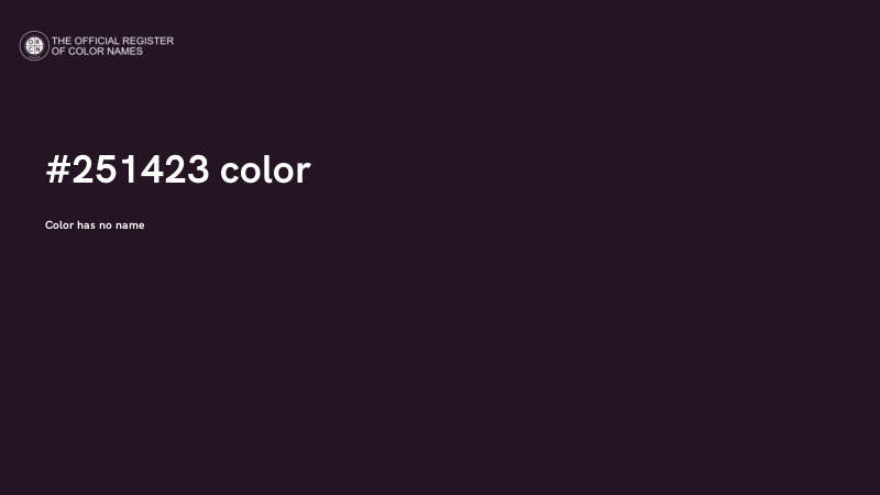 #251423 color image