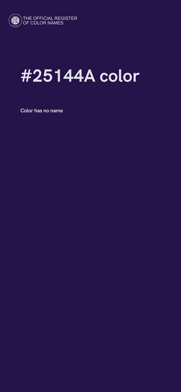 #25144A color image