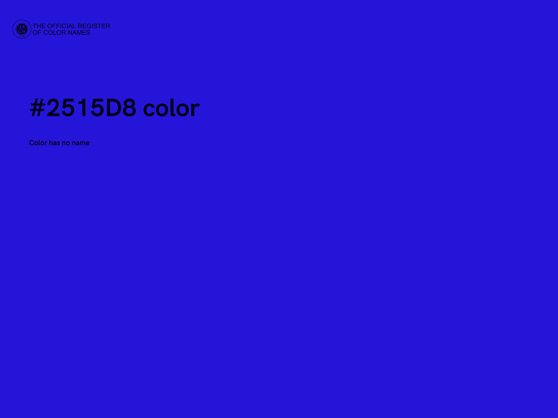 #2515D8 color image