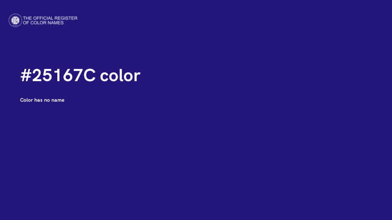#25167C color image