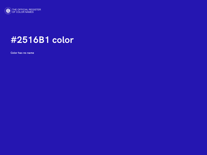 #2516B1 color image