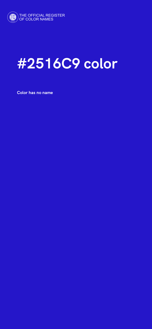 #2516C9 color image