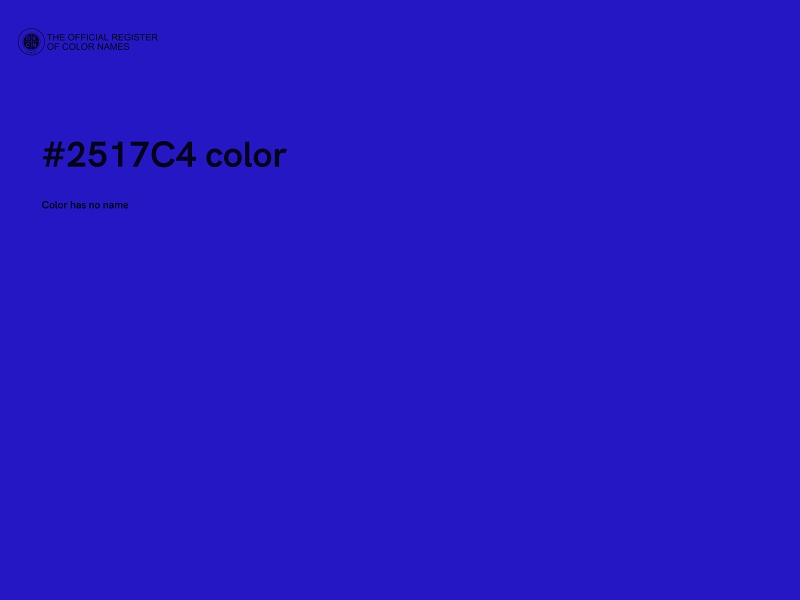 #2517C4 color image