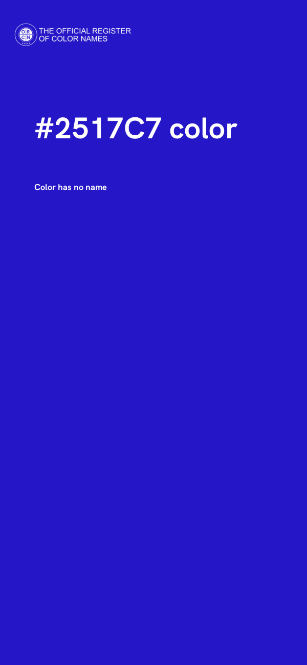 #2517C7 color image