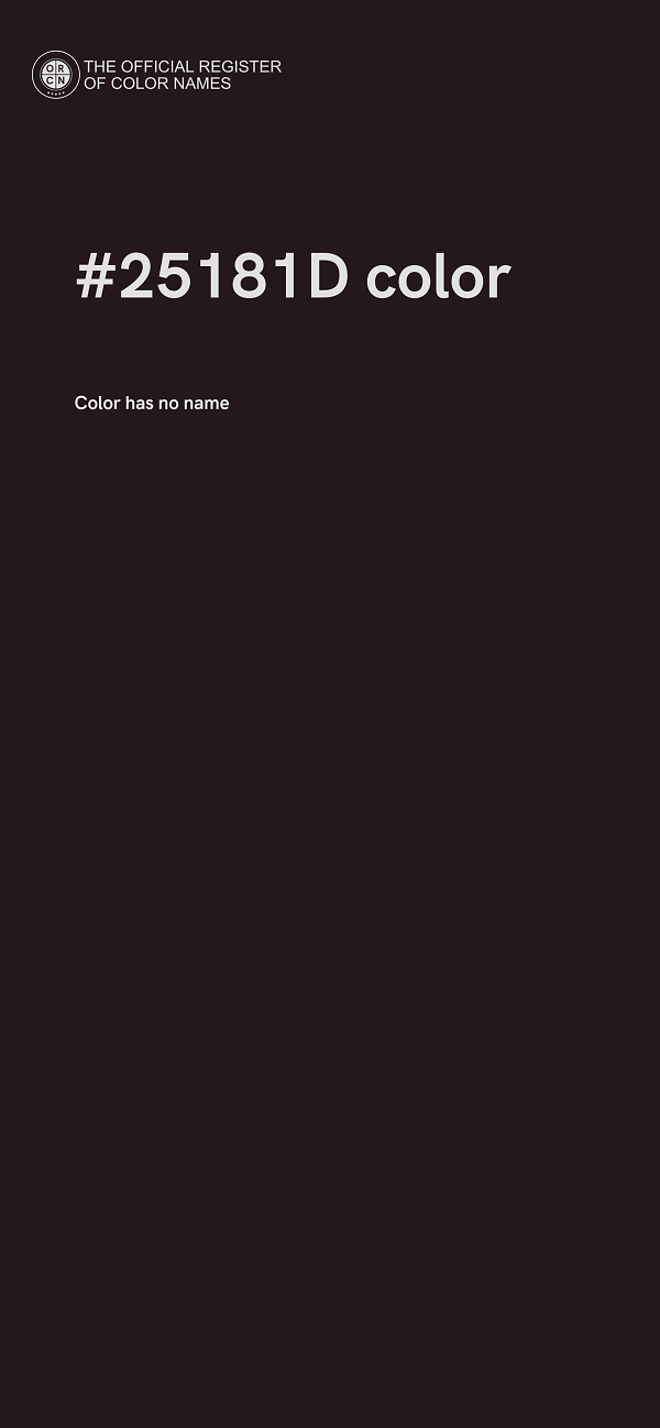 #25181D color image