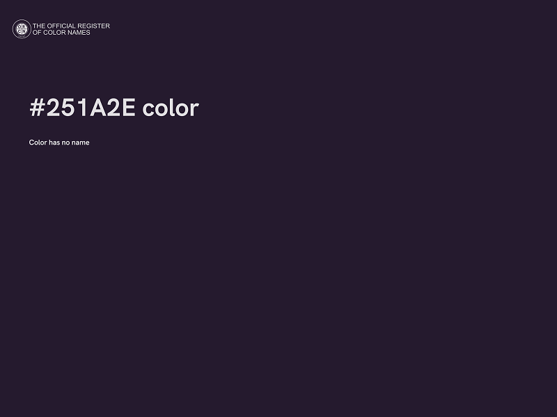 #251A2E color image
