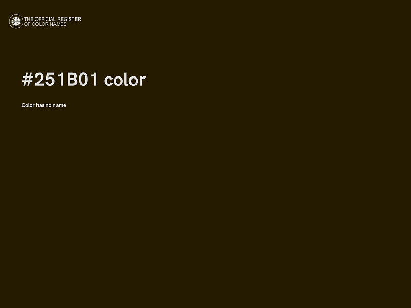 #251B01 color image