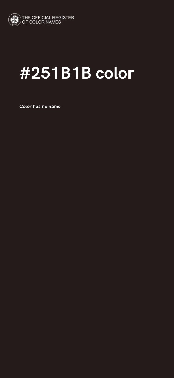 #251B1B color image