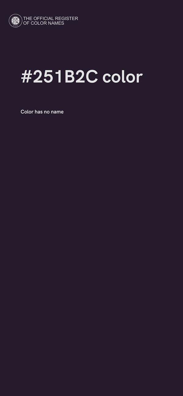 #251B2C color image