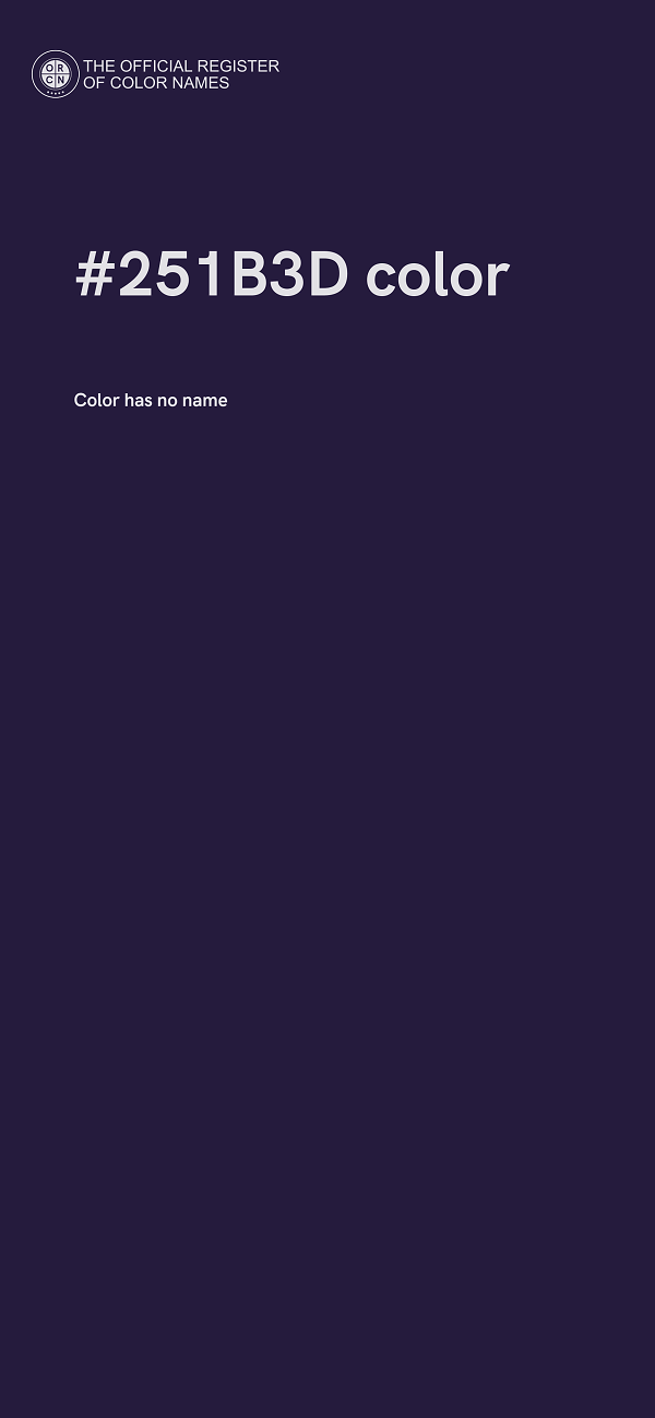 #251B3D color image