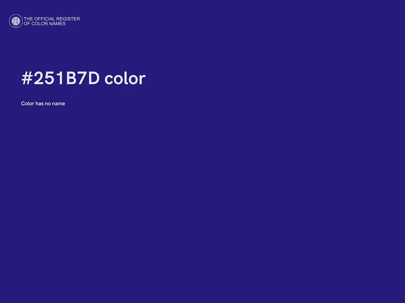 #251B7D color image