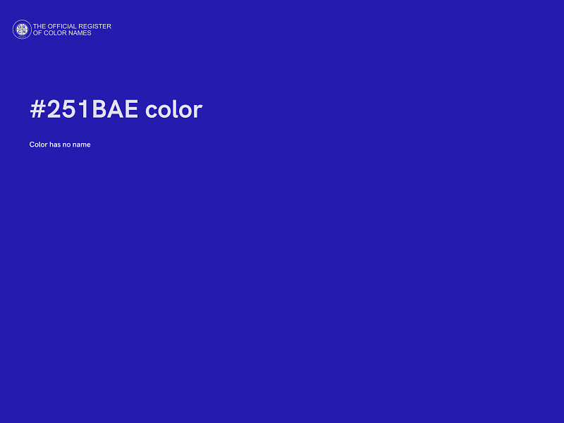 #251BAE color image