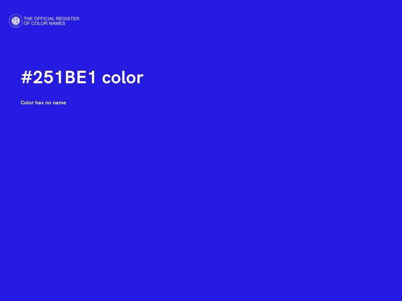 #251BE1 color image