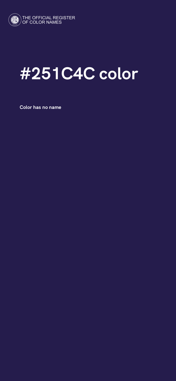 #251C4C color image