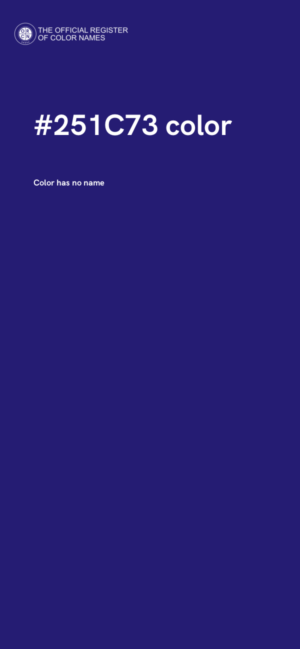 #251C73 color image