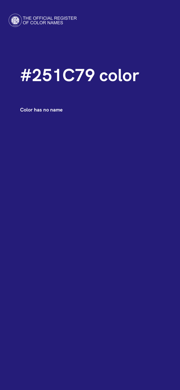 #251C79 color image