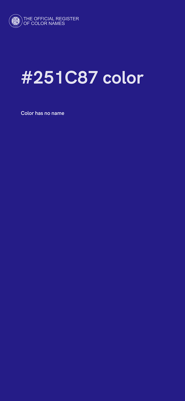 #251C87 color image