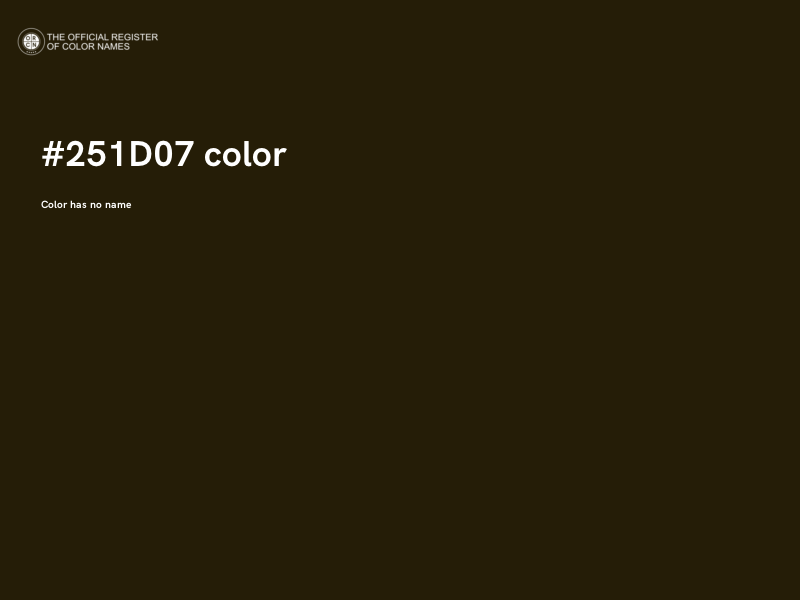 #251D07 color image
