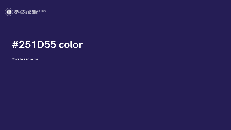 #251D55 color image