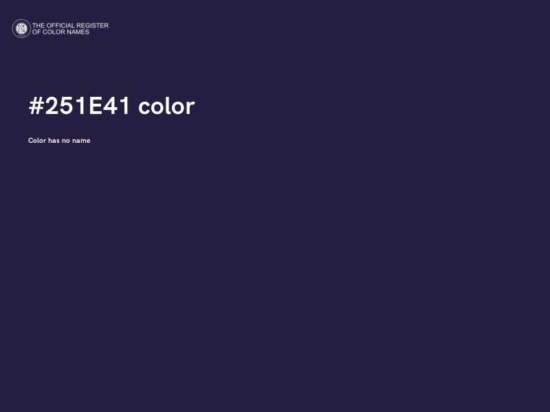 #251E41 color image