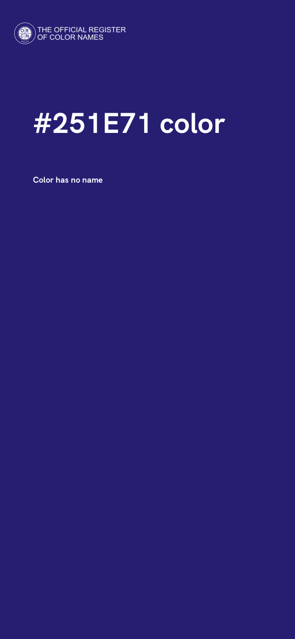 #251E71 color image
