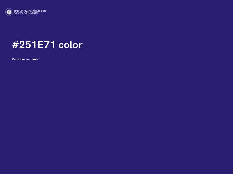 #251E71 color image