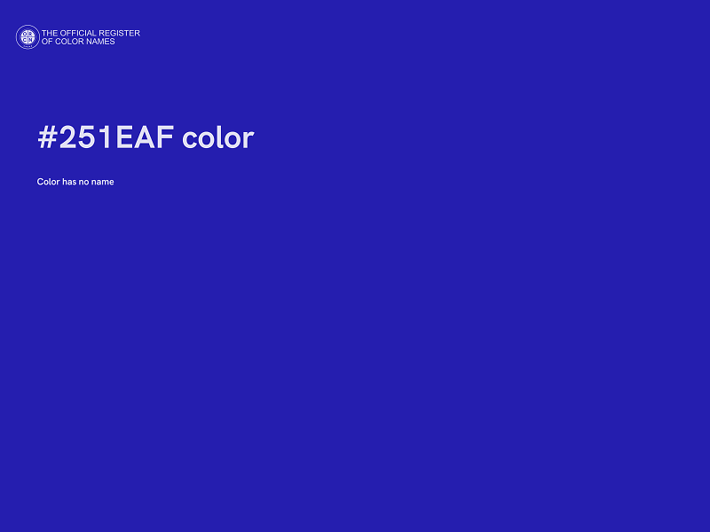 #251EAF color image