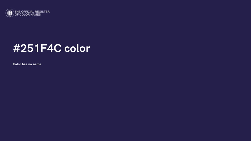 #251F4C color image