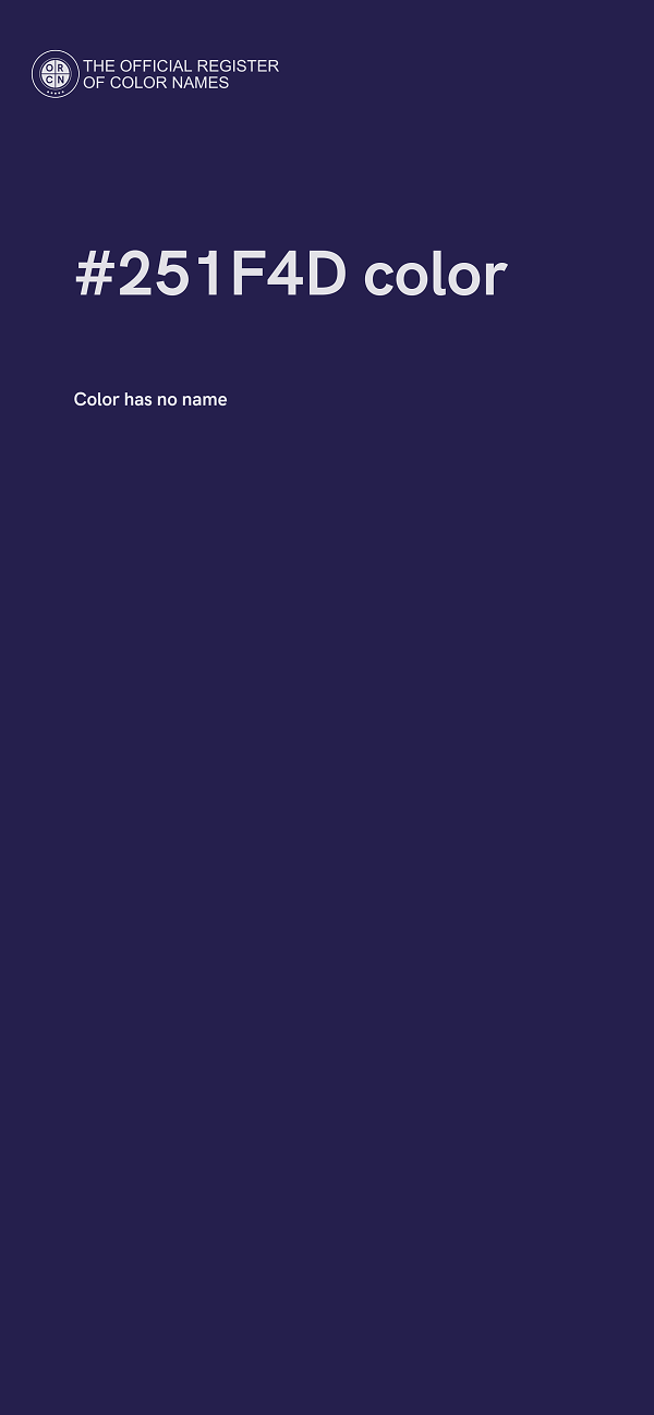 #251F4D color image