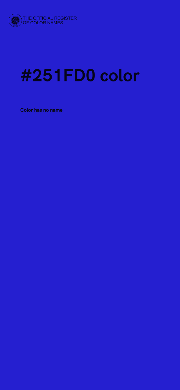 #251FD0 color image