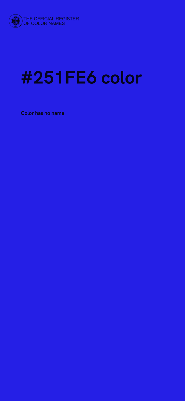 #251FE6 color image