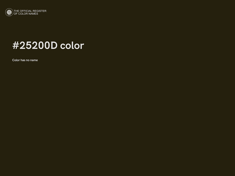 #25200D color image