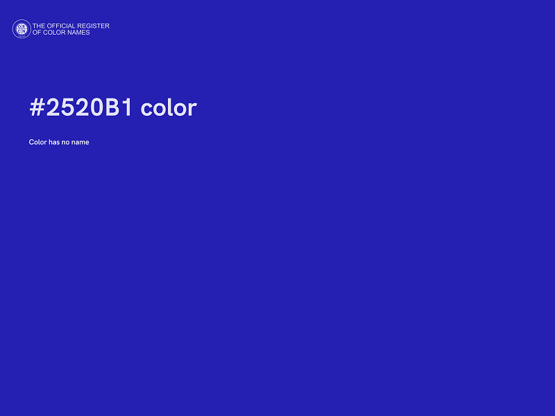 #2520B1 color image