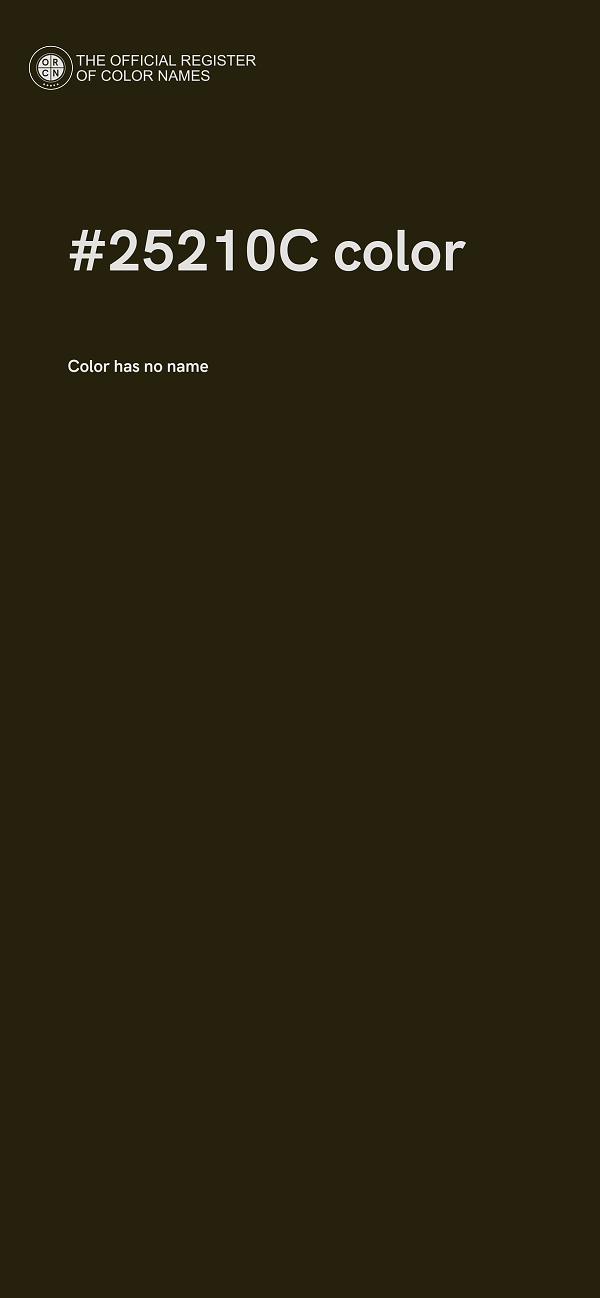 #25210C color image