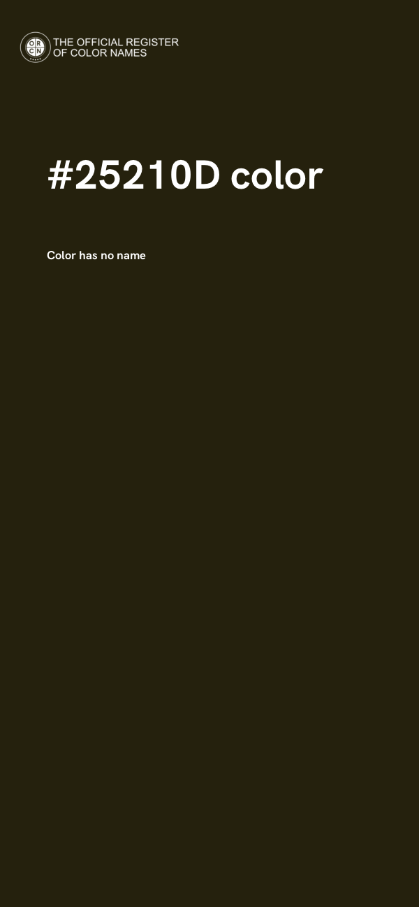 #25210D color image