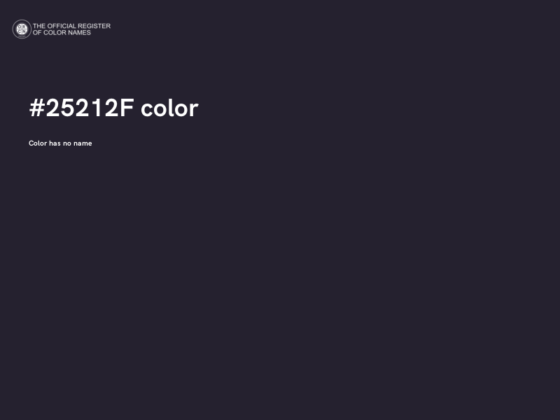#25212F color image