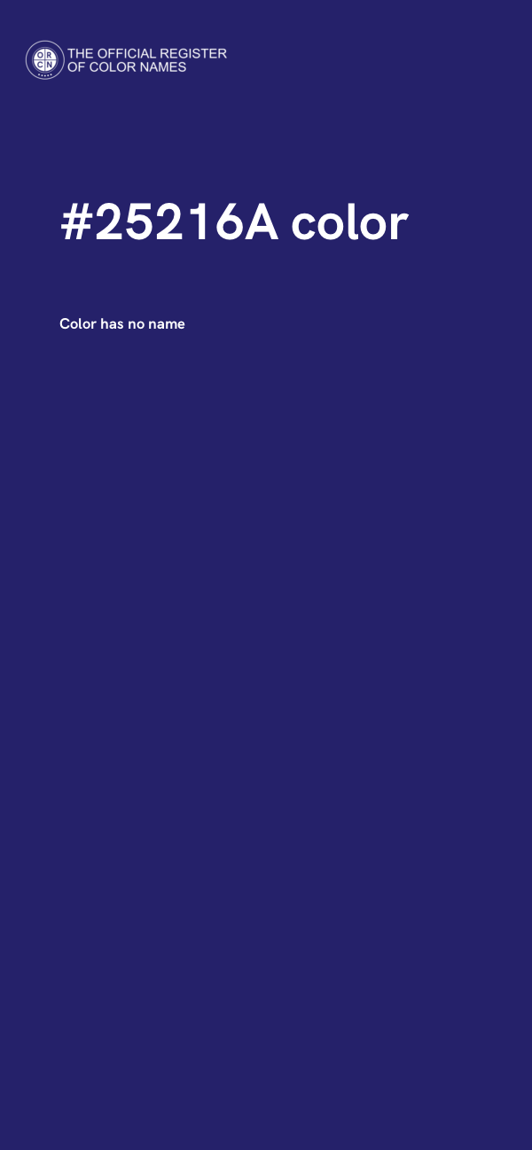 #25216A color image