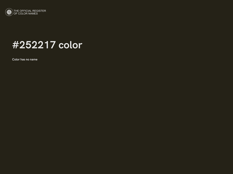 #252217 color image