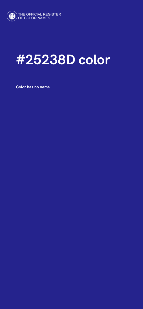 #25238D color image