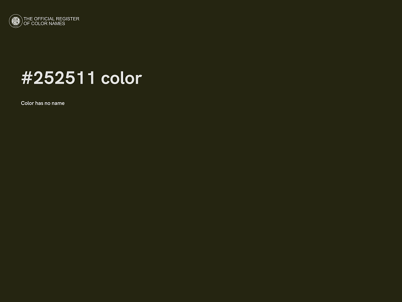 #252511 color image