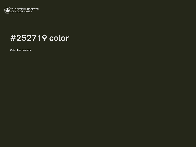 #252719 color image