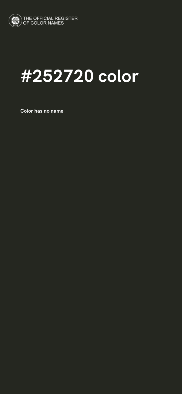 #252720 color image