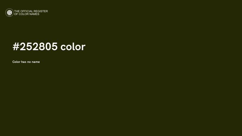 #252805 color image