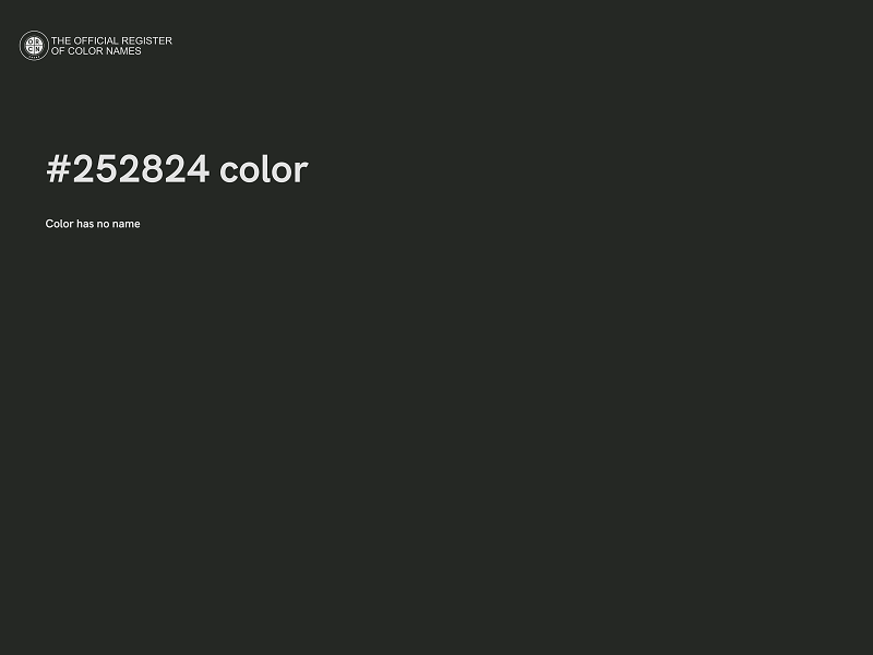#252824 color image