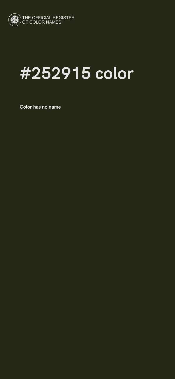 #252915 color image