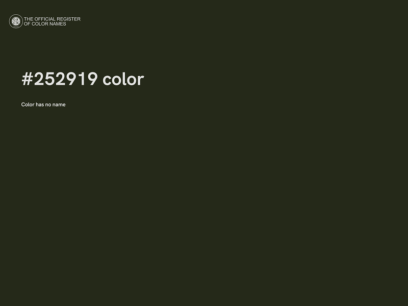 #252919 color image